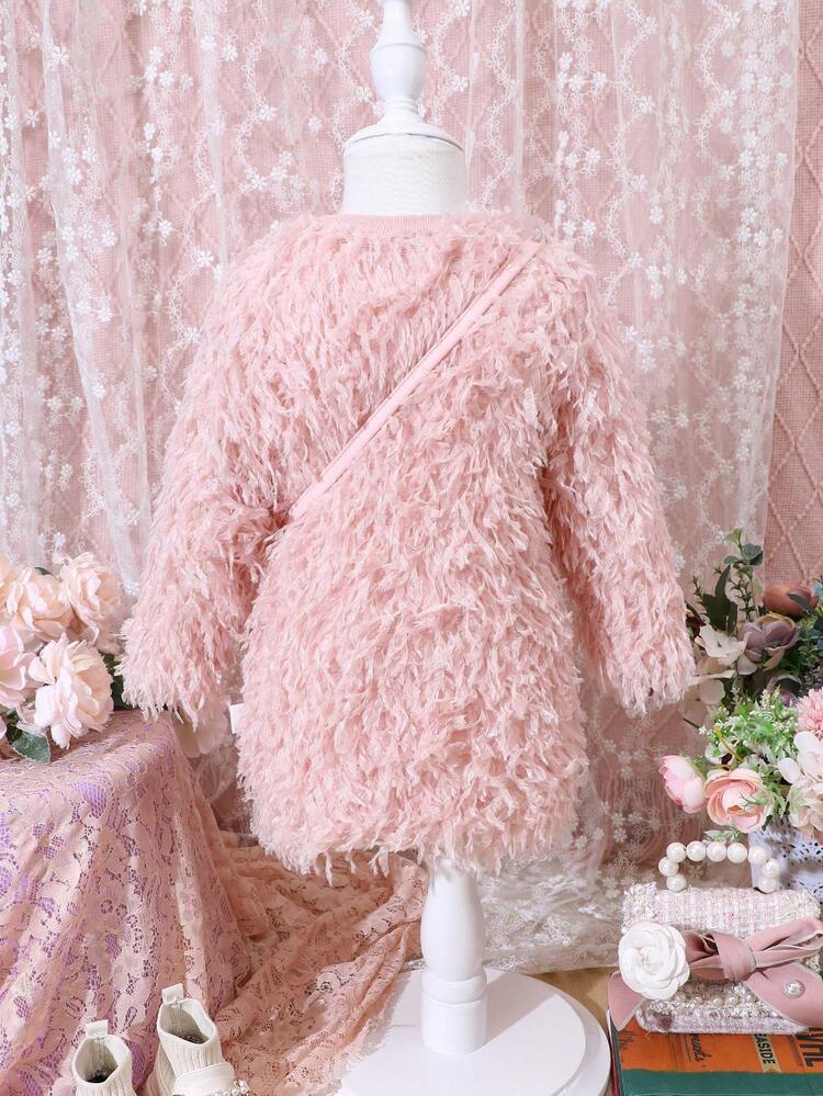 Infant Pink Plush Dress