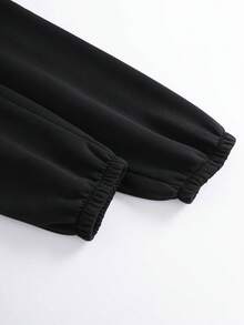 SHEIN EZwear 女士純色運動褲 - 彩色 - 查看 3