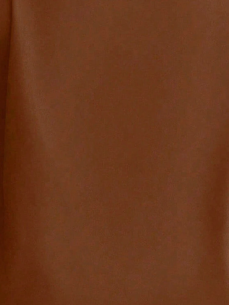 Plus Size Buttoned Solid Color Jacket