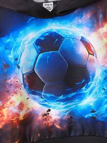 Baby Boys' Autumn Fun Printed Casual Streetwear Cool Sports Sweatshirt - Multicolor - View 5