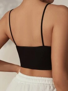 SHEIN Women's Basic Spaghetti Strap Tank Top, Four Seasons