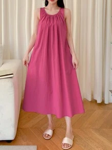 DAZY 女士無袖家居服裝 - 粉色 - 查看 7