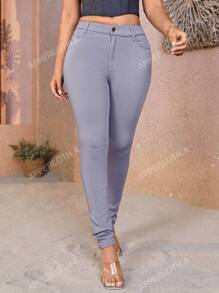Pantalones ajustados y elásticos con pies estrechos, ideales para festivales de música sexy