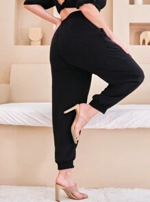 SHEIN 	
Curve Người chạy bộ - màu đen - Xem 2