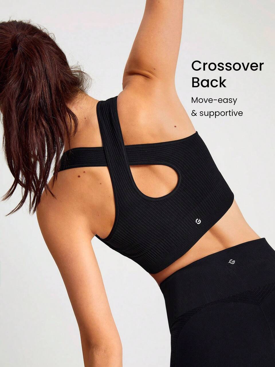 Seamless Limitless Crossover Back Sports Bra Light Support