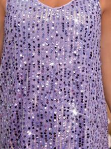 SHEIN Maternity Camisole Top With Glitter Decoration And Adjustable Straps