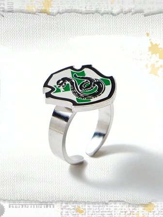 Harry Potter | ROMWE Anillo Abierto Con Estampado De Serpiente Para Mujer