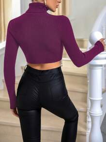 Zolique Women Sweaters - Purple - View 2