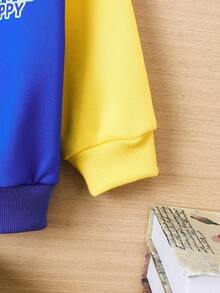 Fashionable Color Block Jacket For Baby Boys - Multicolor - View 4
