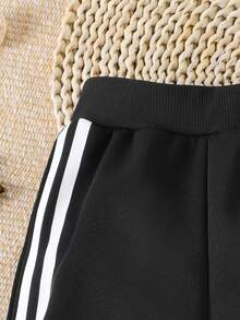 2 件/套女嬰休閒褲套裝 - 彩色 - 查看 3