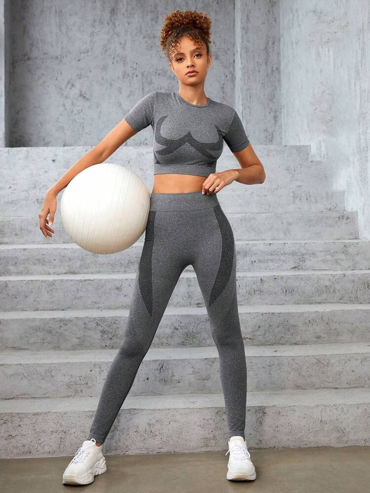 Teen Girl Wide Waistband Sports Sets