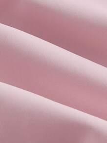 SHEIN MOD Plus Size Women's Pink Halter Dress With Bowknot Decoration And Back Cut-Out Design,Birthday Dresses For Women - Pink - View 4