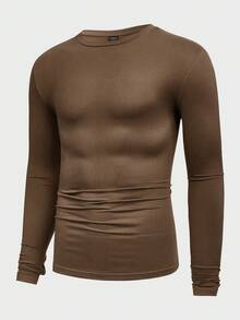 Manfinity NiteLyfe 男士3入組針織休閒圓領長袖t恤