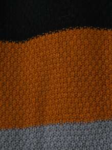 SHEIN Tween Boys Contrast Color Front Cardigan - Multicolor - View 5