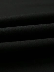 Men's Letter & Skull Printed Hoodie - Black - View 4