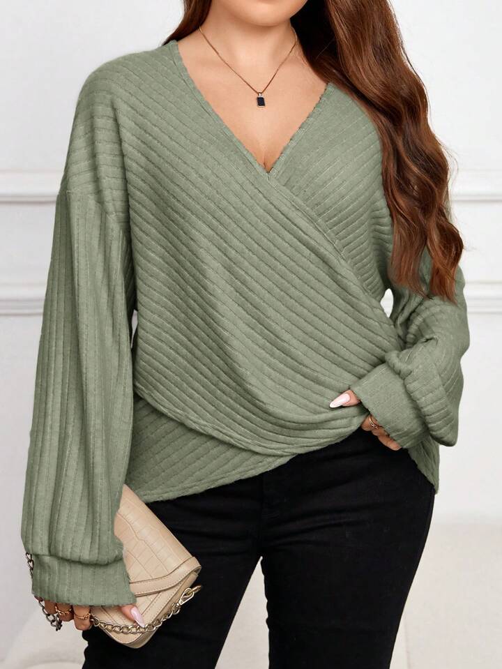 shein cross wrap top