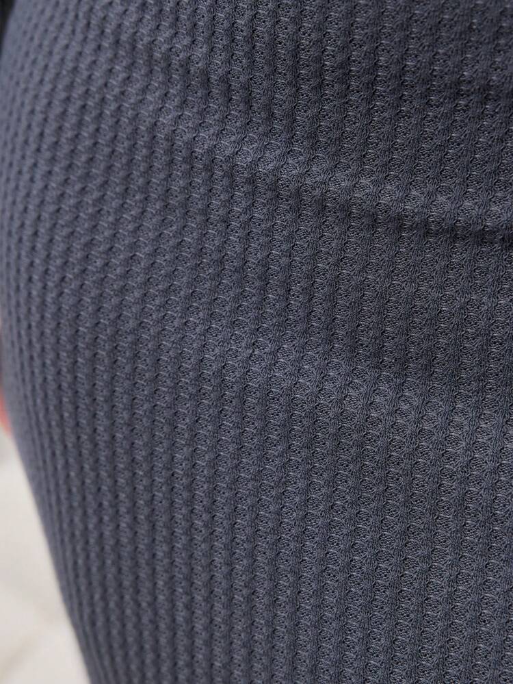 Plus Size Asymmetric Collar & Fish Tail Hem Dress Fall Cloth For Women