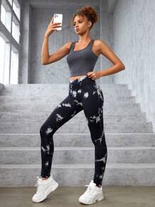 SHEIN 少女交叉背部運動內衣 - 淺灰色 - 查看 3