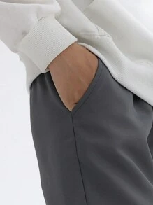 SHEIN 2pcs Teen Boy Cargo Pants With Patch Design - Multicolor - View 3