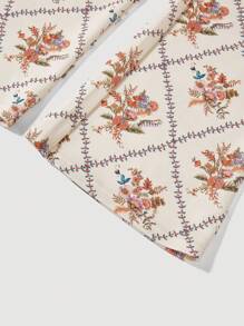 SHEIN MOD 女士花卉印花褲子 - 彩色 - 查看 3