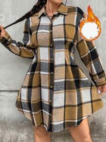 SHEIN MOOSTA 大尺碼連身裙 - 彩色 - 查看 7