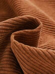 SHEIN 加厚立領寶寶男童外套褲套裝,冬季穿搭 - 卡其色 - 查看 11