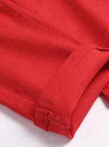 Tween Boys' Casual Solid Color Ripped Denim Jeans