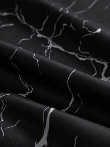 1對大理石圖案枕套不附帶枕芯 - 黑色 - 查看 7