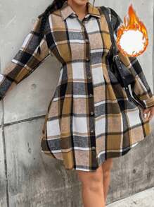 SHEIN MOOSTA 大尺碼連身裙 - 彩色 - 查看 5