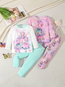 Conjunto De Disfraz De Hada Lindo Y Divertido Para Niñas Para Otoño - Multicolor - Ver 1