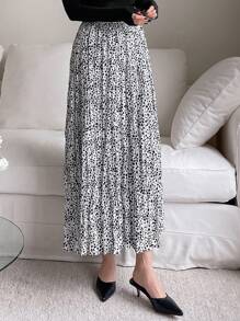 DAZY In Toàn bộ Eo đàn hồi Váy - Nhiều màu - Xem 5