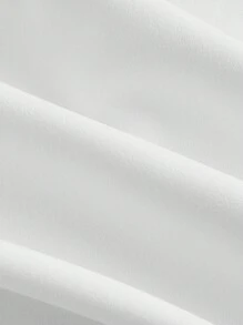 SHEIN MOD Women's Plus Size Solid Color Loose Wide Leg Pants For Casual Wear