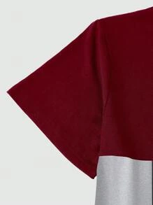 Manfinity Homme Men Antler Graphic Color Block Tee - Multicolor - View 5