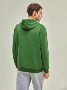In My Nature Men's Letter Embroidery Hooded Outdoor Sweatshirt