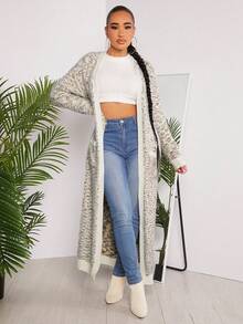 SHEIN SXY 圣诞服装 女式正面染色开衫 - 彩色 - 查看 5