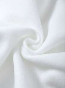 INAWLY Sudadera con capucha de manga larga con diseño de patrón de texto y cordón, blusas de manga larga