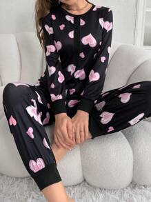 Mono Con Estampado De Corazones - Multicolor - Ver 1