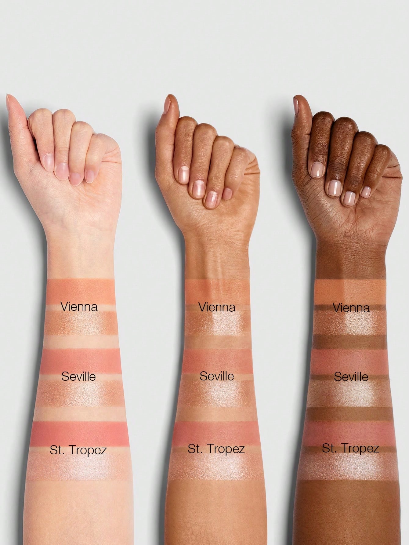 SHEGLAM مجموعة بودرة هايلايتر وأحمر خدود هجينة من Glam 101-St. Tropez Blush Highlighter Powder Palette غير قابلة للتلاشي ومتعددة الاستخدامات وغير دهنية ولامعة وخفيفة الوزن وناعمة أحمر خدود Pink Brown Rosa Blush حمره بلشر علامة تجارية