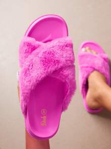 SheIn SXY 女性拖鞋 - 玫紅色 - 查看 5