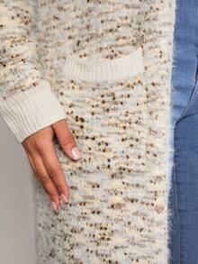 SHEIN SXY 圣诞服装 女式正面染色开衫 - 彩色 - 查看 4