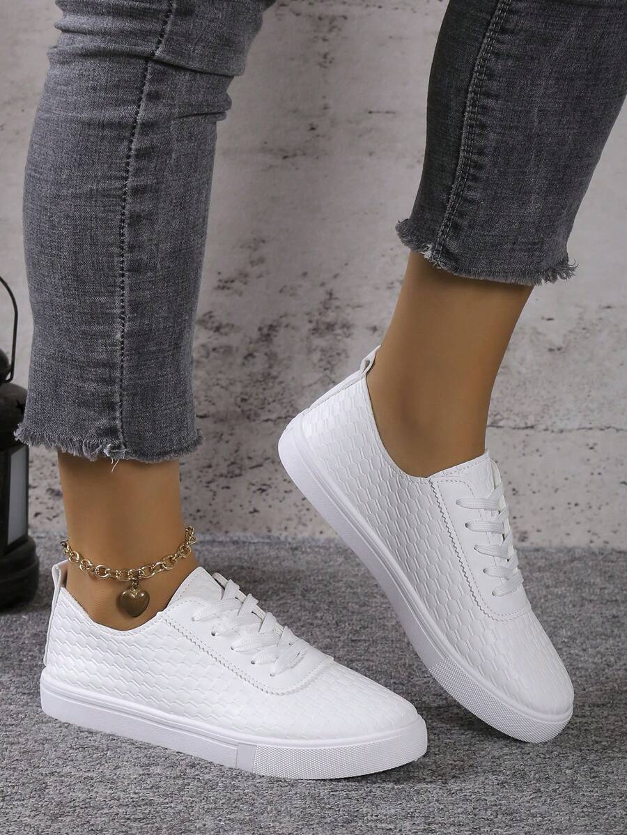 Onsoyours Low-Cut Canvas Sneaker Für Damen – Flache Freizeitschuhe, Gummi-Sohle, In Verschiedenen Farben