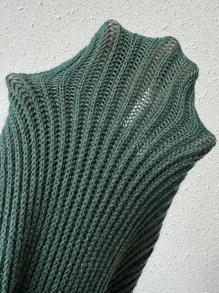 Women's Solid Color Round Neck Ribbed Knit Twisted Split Sweater Dress