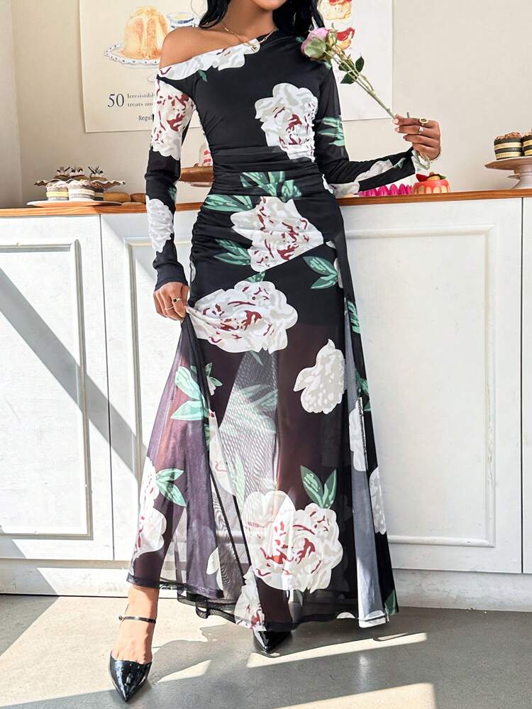 Women's Floral Print Dress