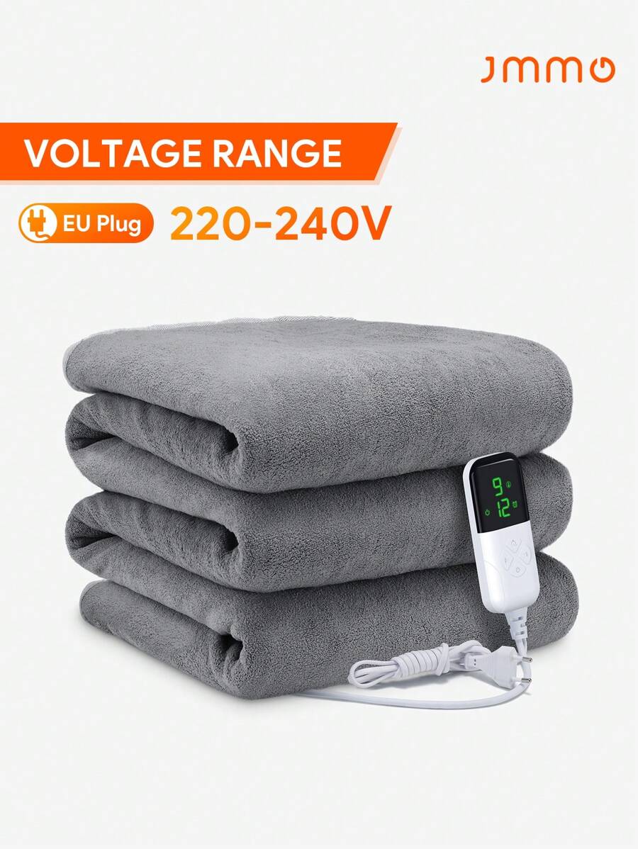 JMMO Heated Mattress Pad,Electric Heated Blanket EU Plug Christmas