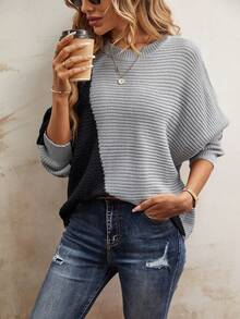 EMERY ROSE Sweater Top - Gris - Ver 6