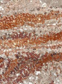 SHEIN Clasi Women's Glitter Long Sleeve Jacket - Champagne - View 7