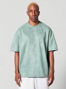 SUMWON Áo phông Sumwo Oversized Mint Green Lucky Charm Ngày lễ Thánh Patrick Streetwear Casual Irish-Themed Short Sleeve Crew Neck Tee - màu xanh lá - Xem 1