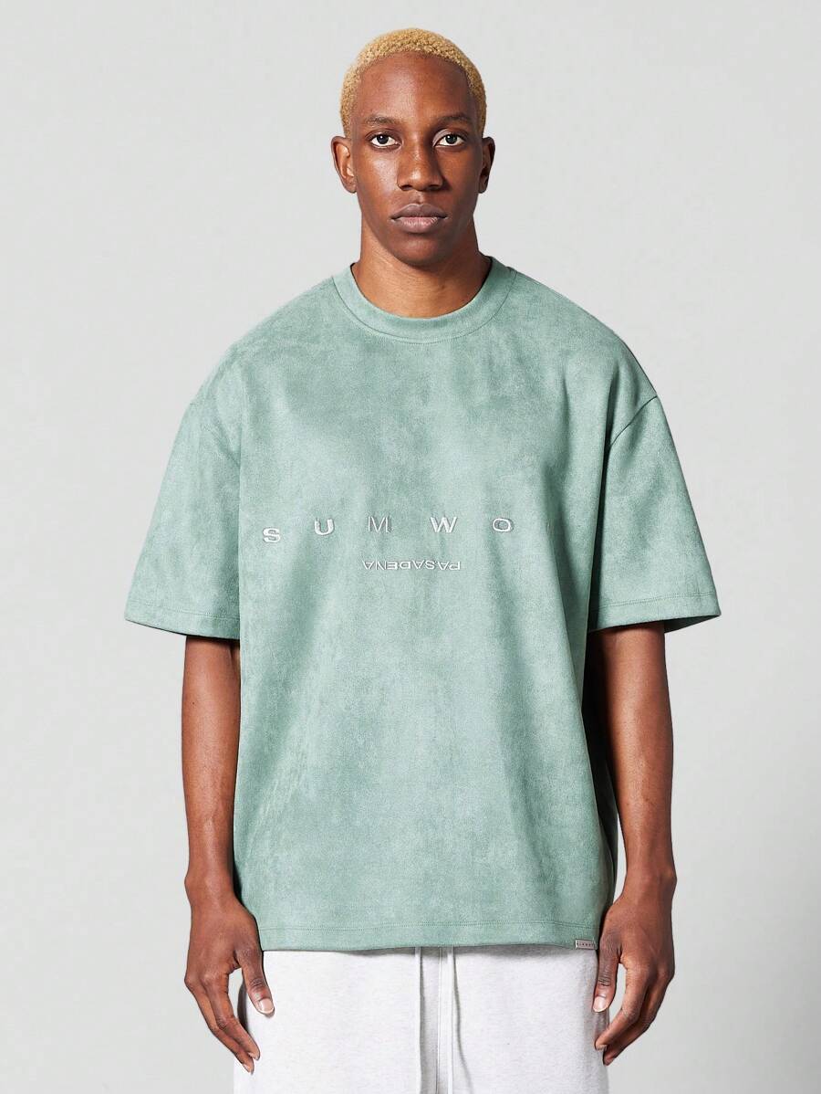 SUMWON Áo phông Sumwo Oversized Mint Green Lucky Charm Ngày lễ Thánh Patrick Streetwear Casual Irish-Themed Short Sleeve Crew Neck Tee - màu xanh lá - Xem 1