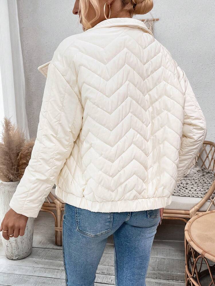 Collar Padded Padded Coat Clothes Winter Fall Cloth For Women