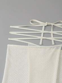 SHEIN Swim Women'S Wrap Cover Up Summer - White - View 6